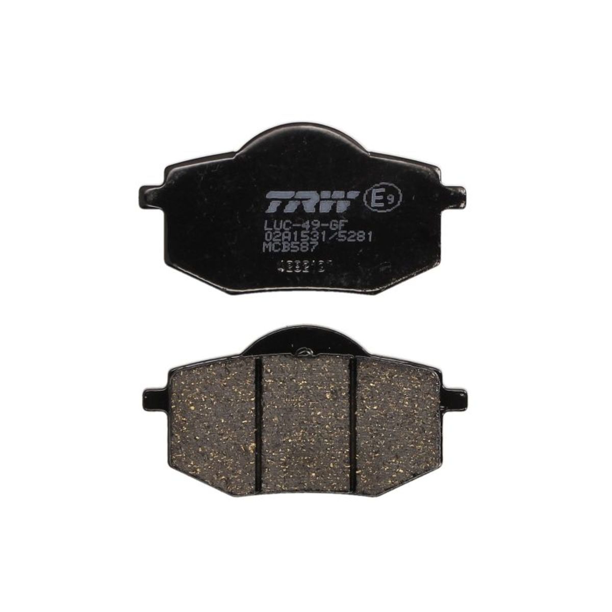 Jeu de plaquettes de frein TRW MCB587