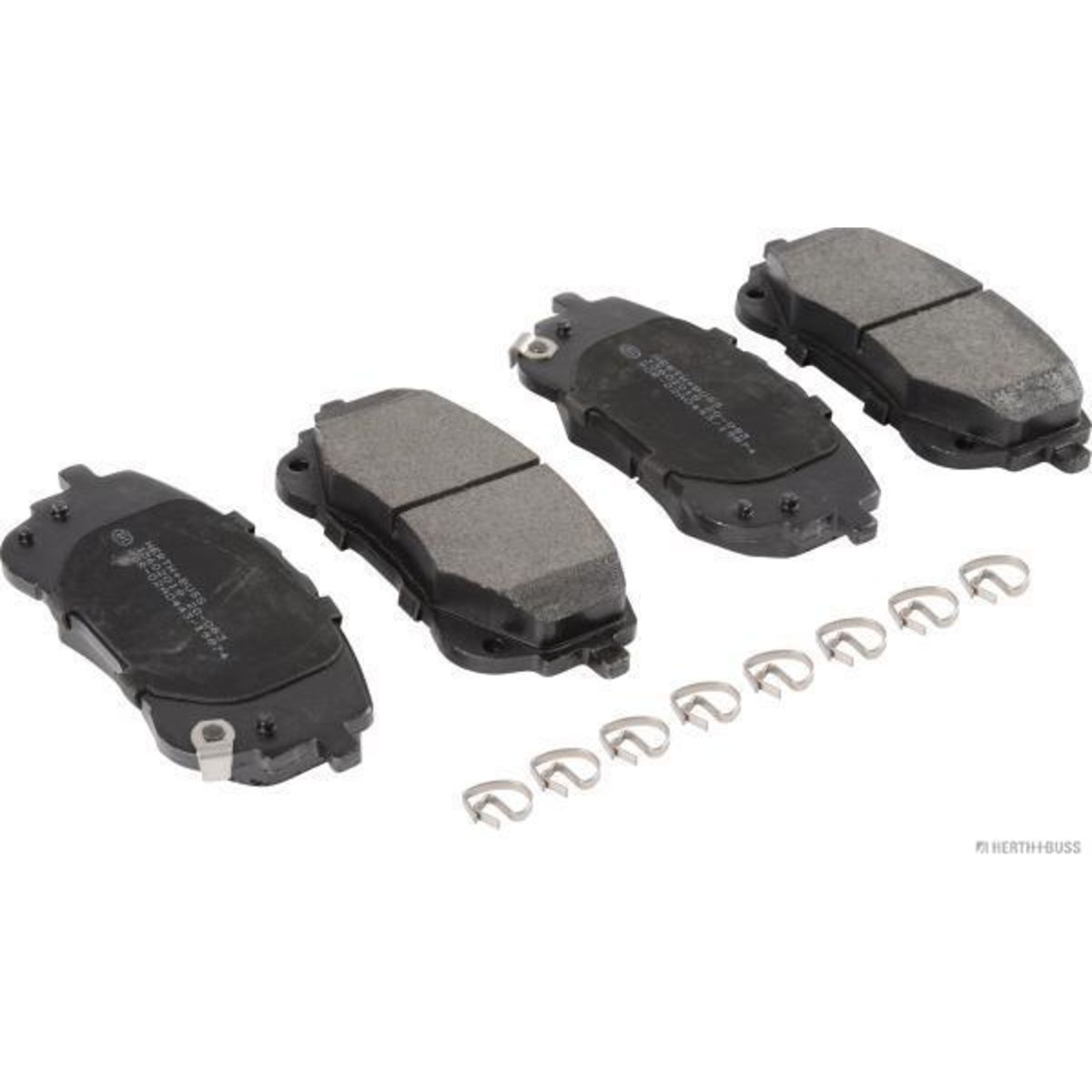 Bremsbelagsatz HERTH+BUSS JAKOPARTS J3602018, Vorne, Warnkontakt