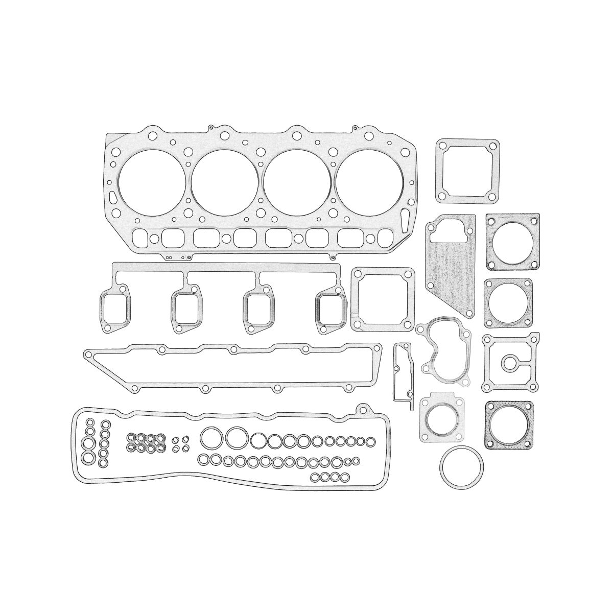 Dichtungsvollsatz, Motor OE YANMAR 723900-92600