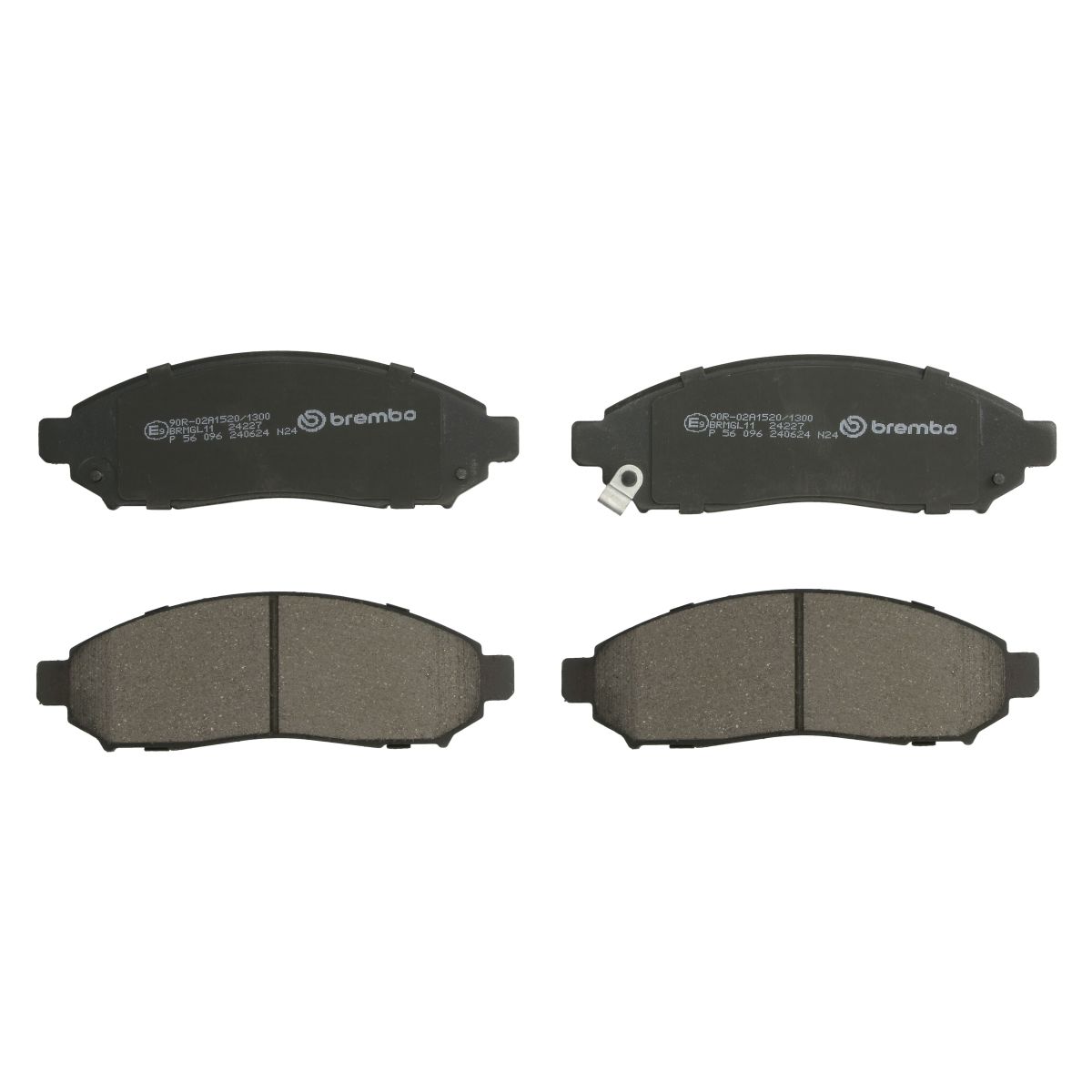 Kit pastiglie freno, Freno a disco PRIME LINE BREMBO P 56 096