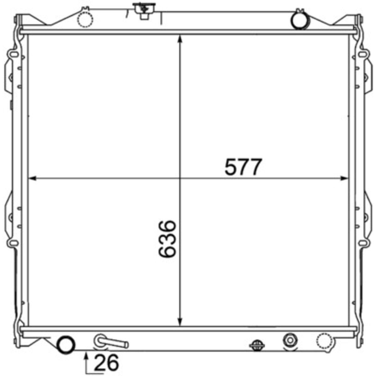 Image of Radiator, motorkoeling