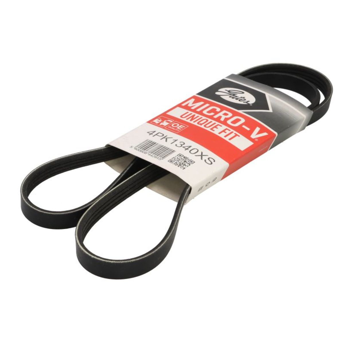 Nero Cinghia Poly-V Gates Gat4pk1340xs