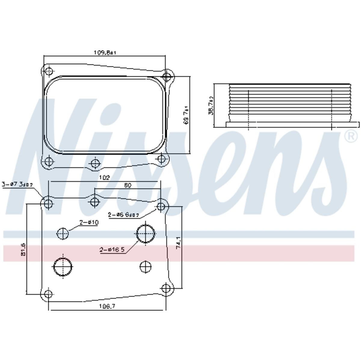 Image of Olie radiator, motorolie