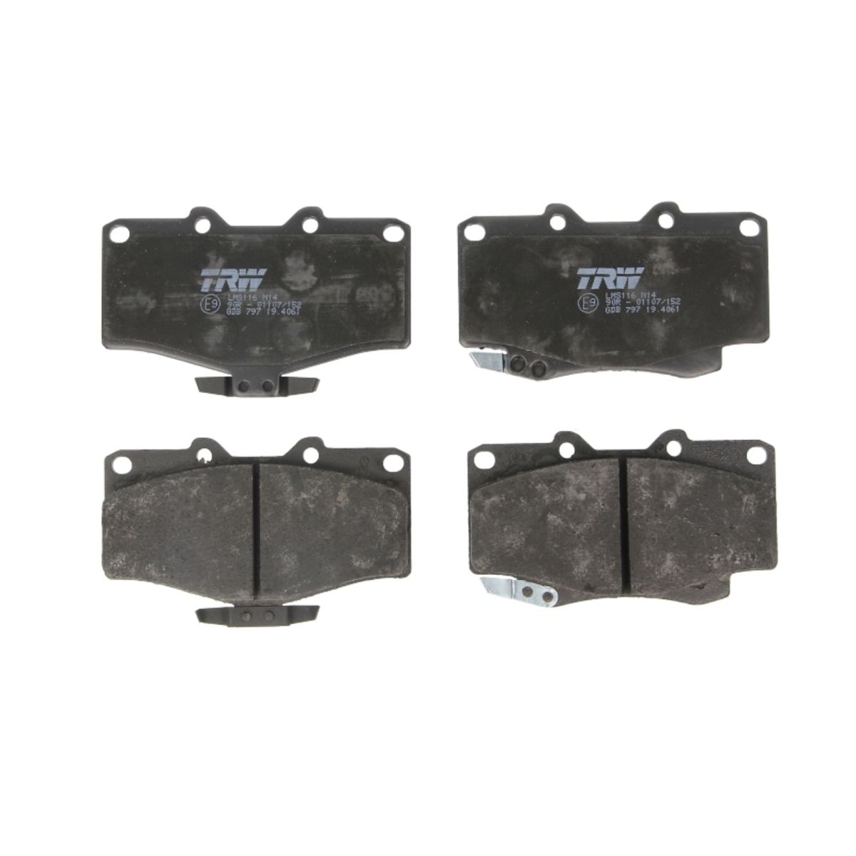 Trw Set Di Pastiglie Freno Gdb797, Anteriore