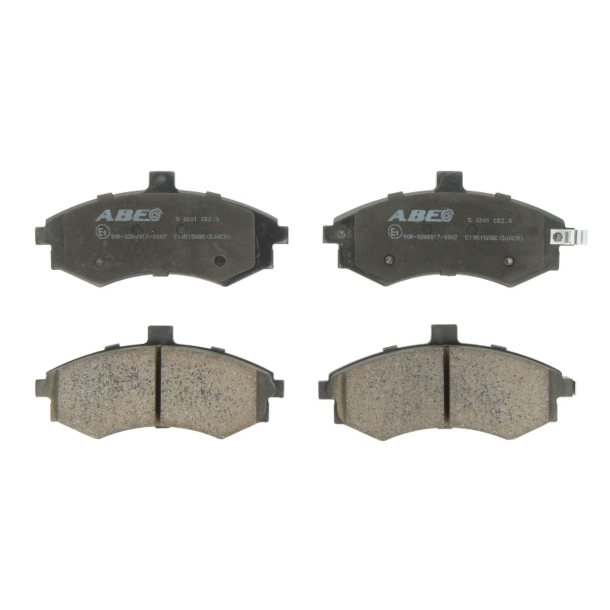 Set di pastiglie freno ABE C10515ABE, anteriore