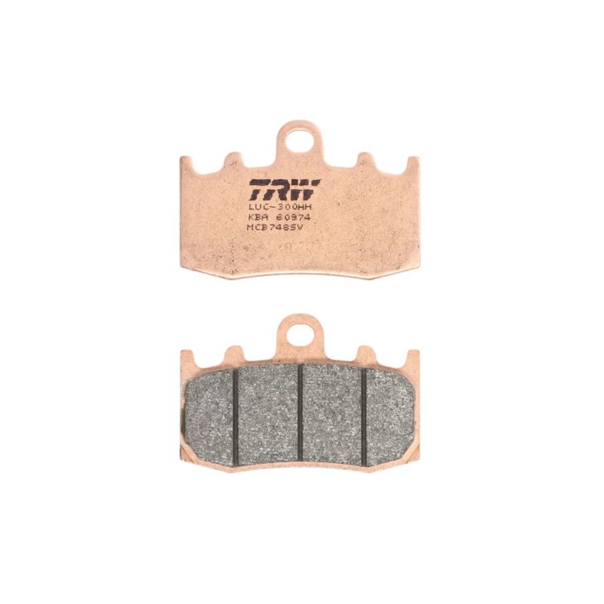 Jeu de plaquettes de frein TRW MCB748