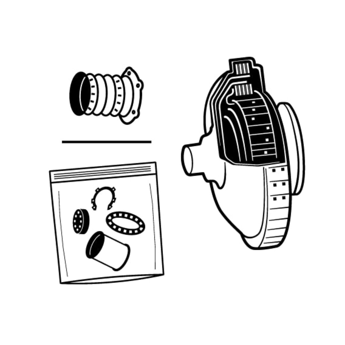 Koppelingsset DWC DUALCLUTCH KIT