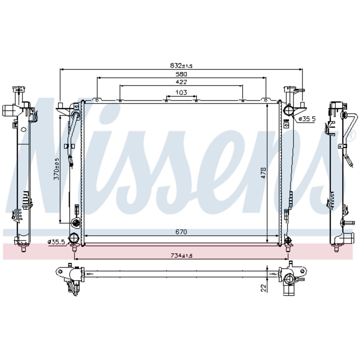 Image of Radiator, motorkoeling