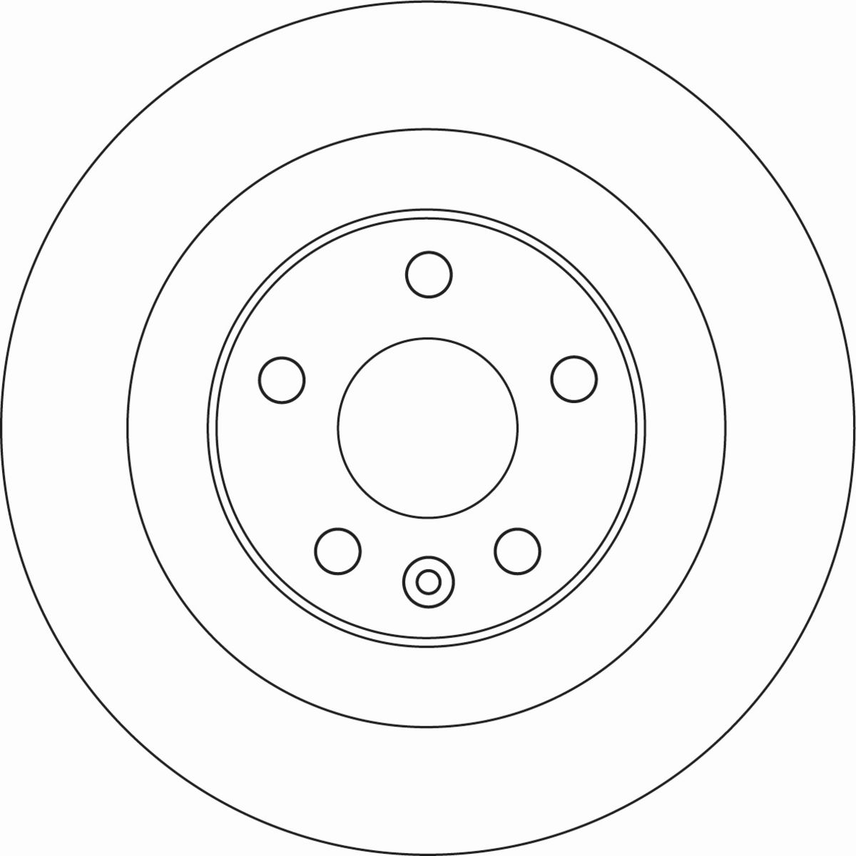 Remschijf   achter, compleet, sterk gecarboniseerd, 1 stuk