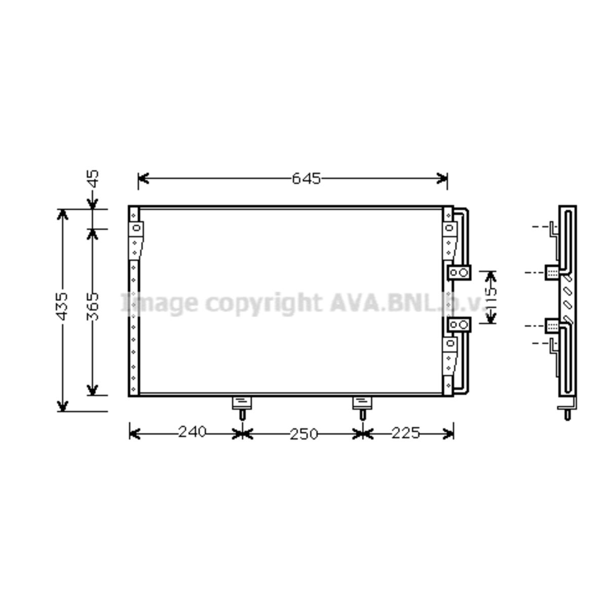 Image of Condensator, airconditioning