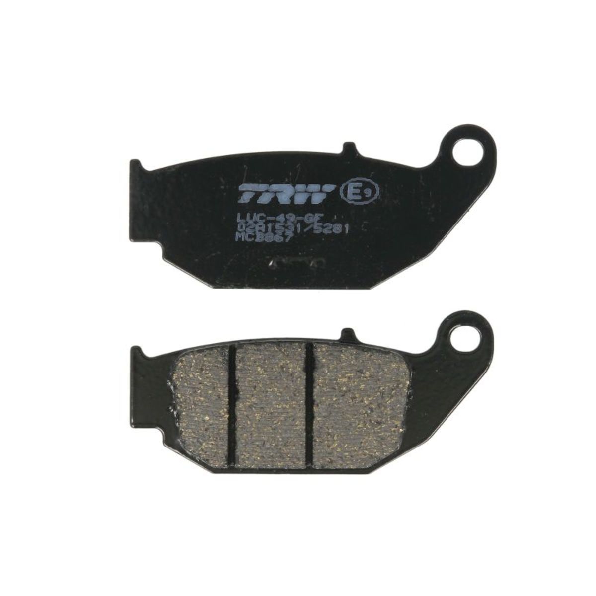 Jeu de plaquettes de frein TRW MCB867