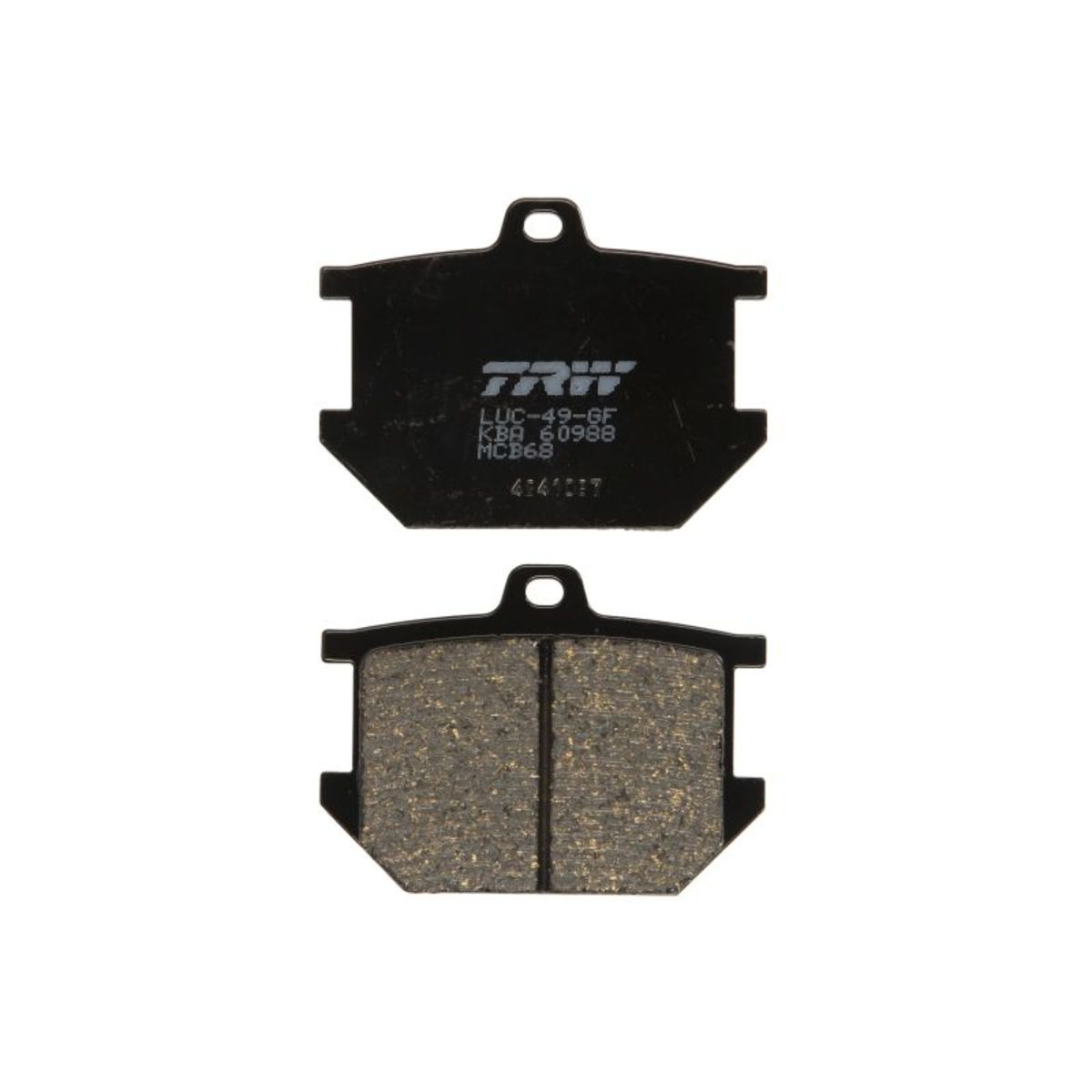 Jeu de plaquettes de frein TRW MCB68