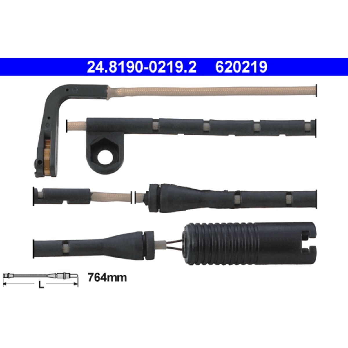 ATE Bremsbelag Verschleißwarnkontakt 24.8190-0806.2 Für Audi Q5