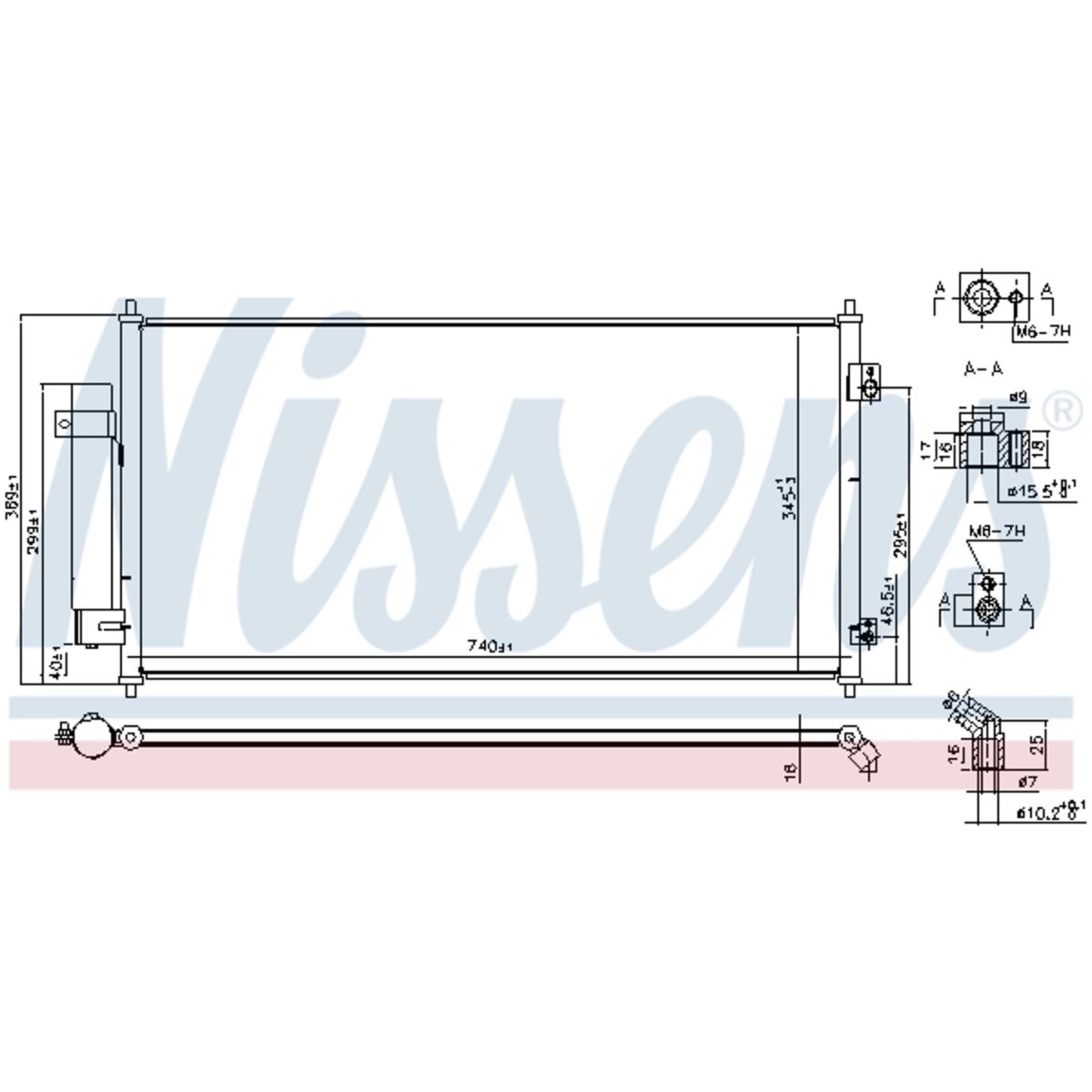 Nissens Condensator, airconditioning  940818