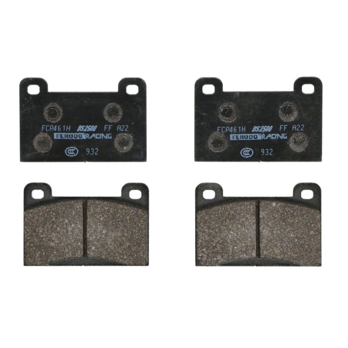 Plaquettes de frein sport non homologuées FERODO FCP461H