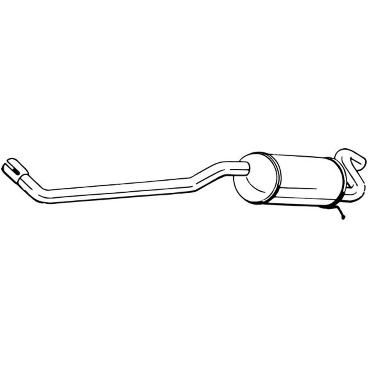 Image of Achterste uitlaatdemper  279-783