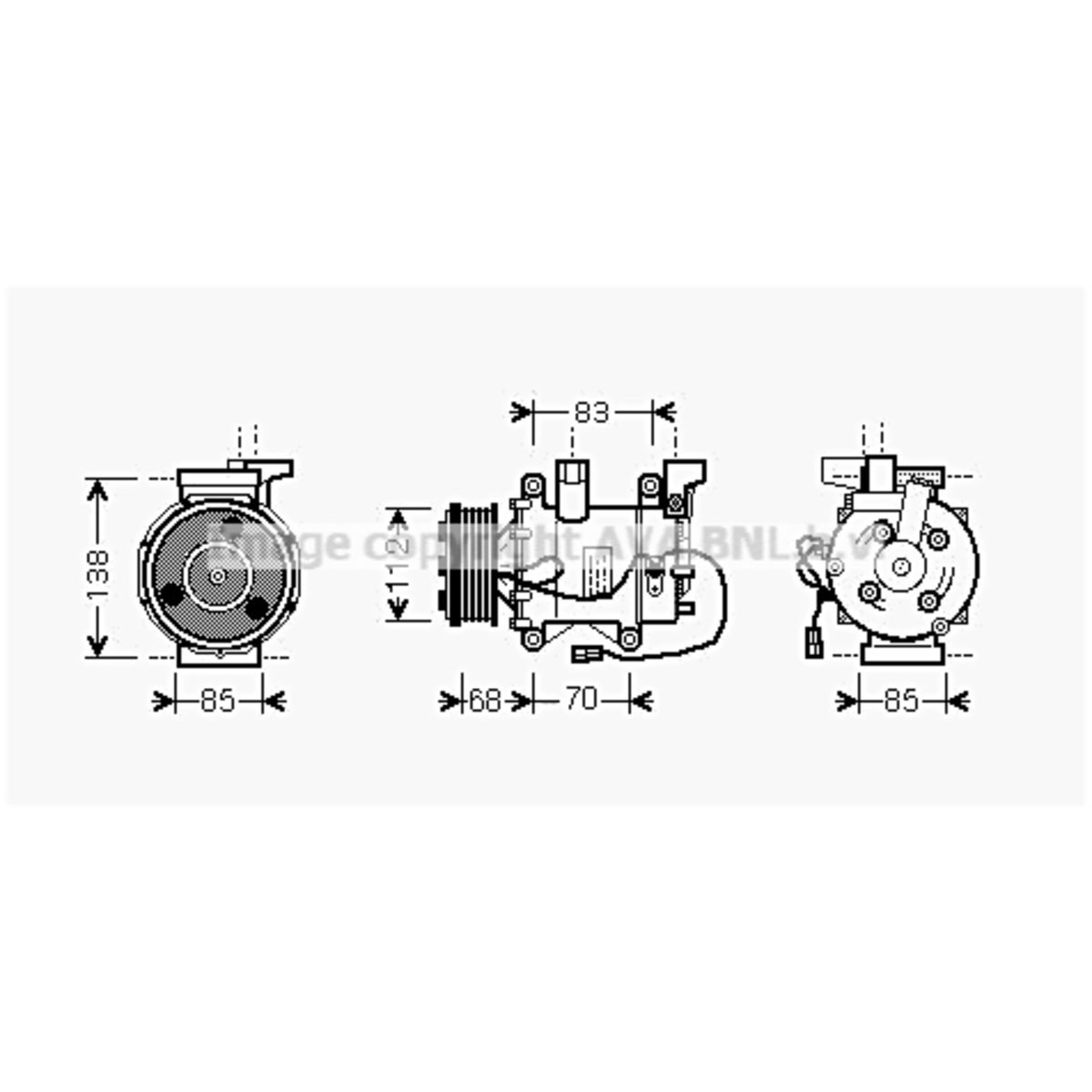 Image of Compressor airconditioning   AVA