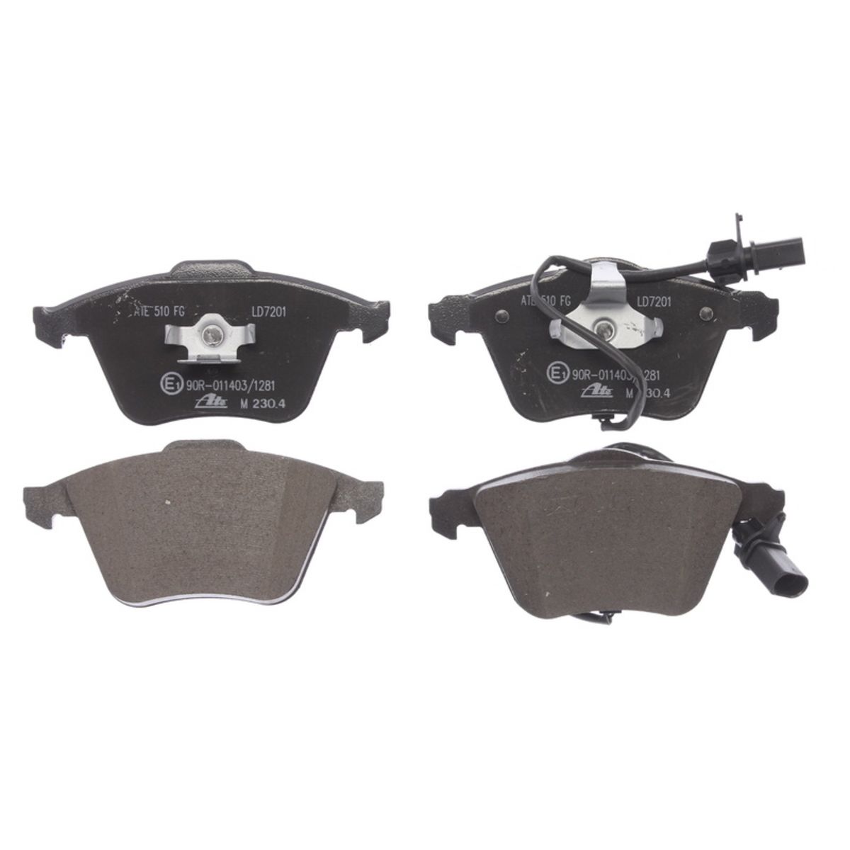 Bremsbelagsatz ATE 13.0470-7201.2, Vorne, Keramik