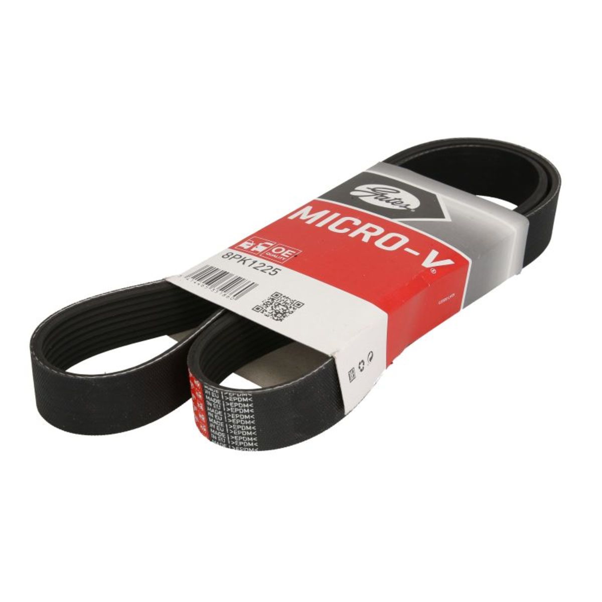 Nero Cinghia Poly-V Gates 8Pk1225
