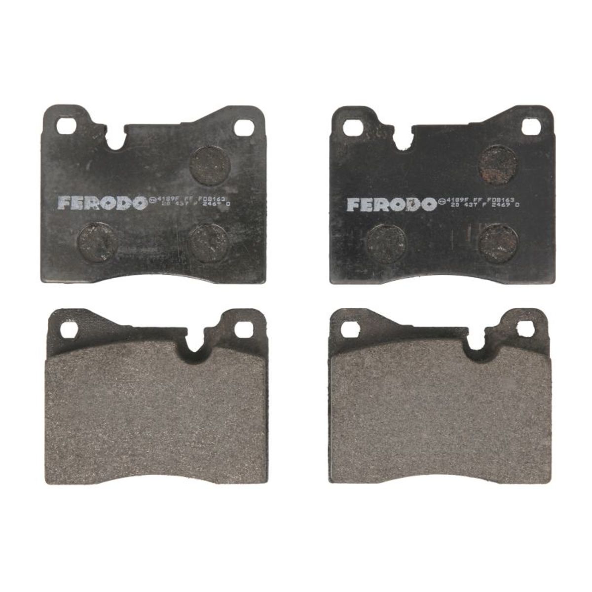 Ferodo Jeu De Plaquettes De Frein Fdb163, Avant