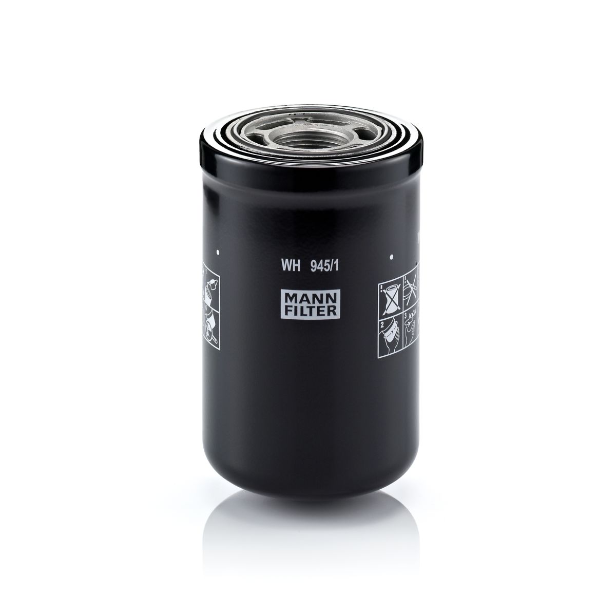 Filtro idraulico cambio Filtro ad avvitamento WH 945/1 MANN-FILTER - Immagine 4