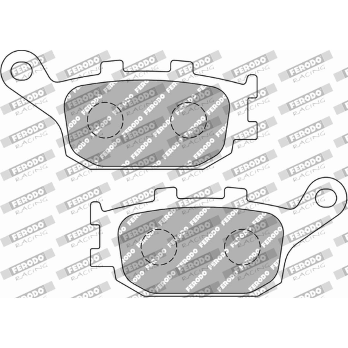 Brake pad set FERODO FDB754EF