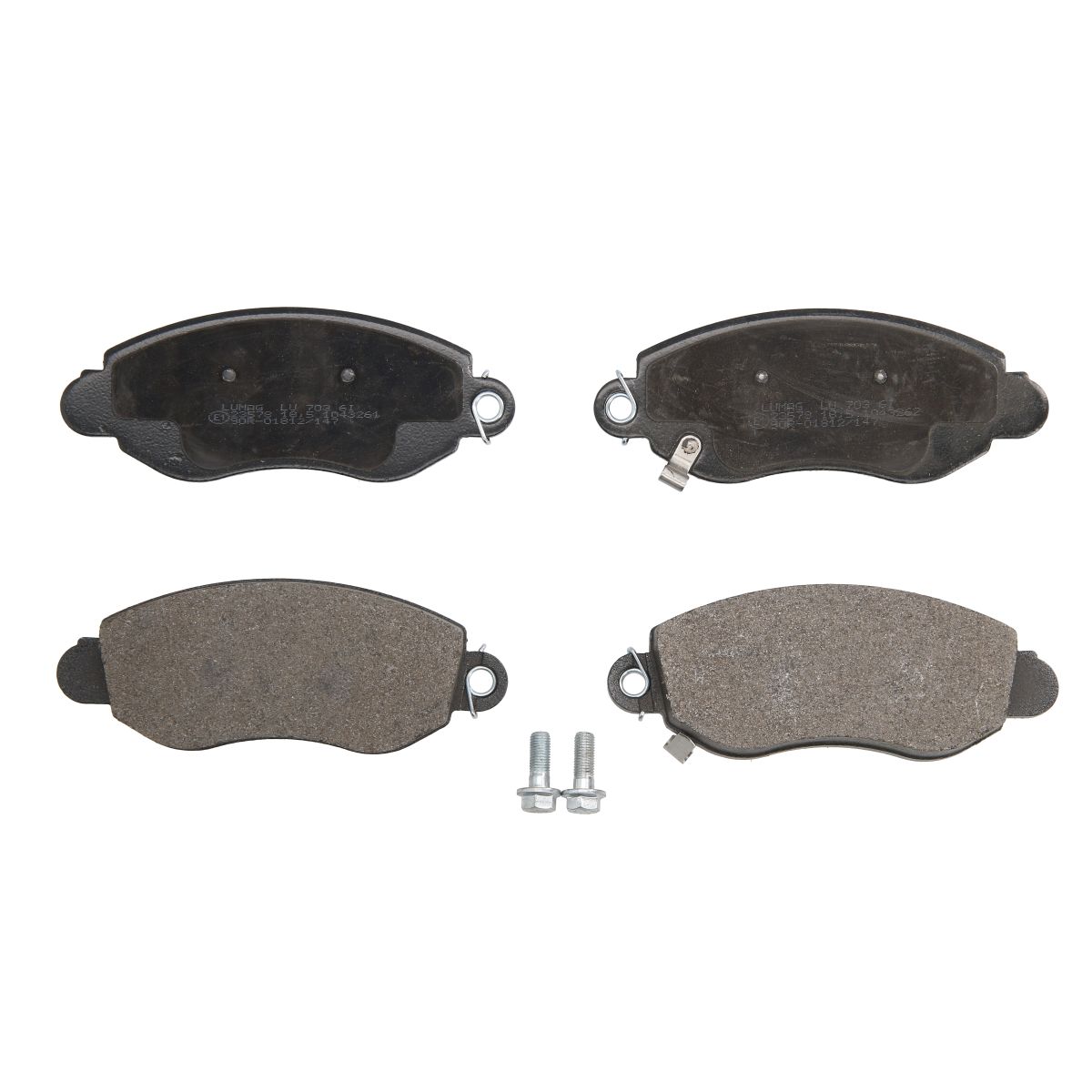 Bremsbelagsatz, Scheibenbremse BRECK 23577 00 703 10