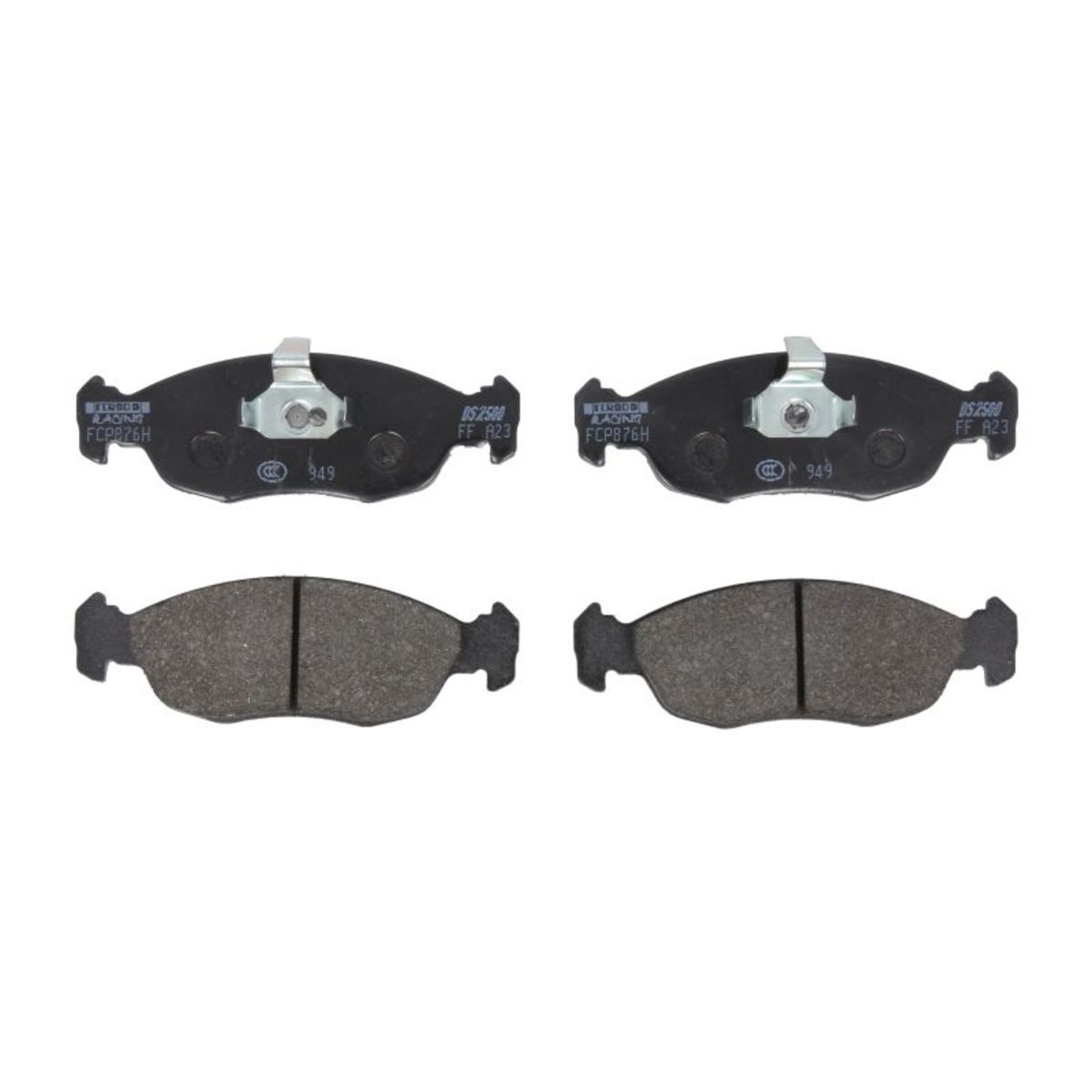 Plaquettes de frein sport non homologuées FERODO FCP876H
