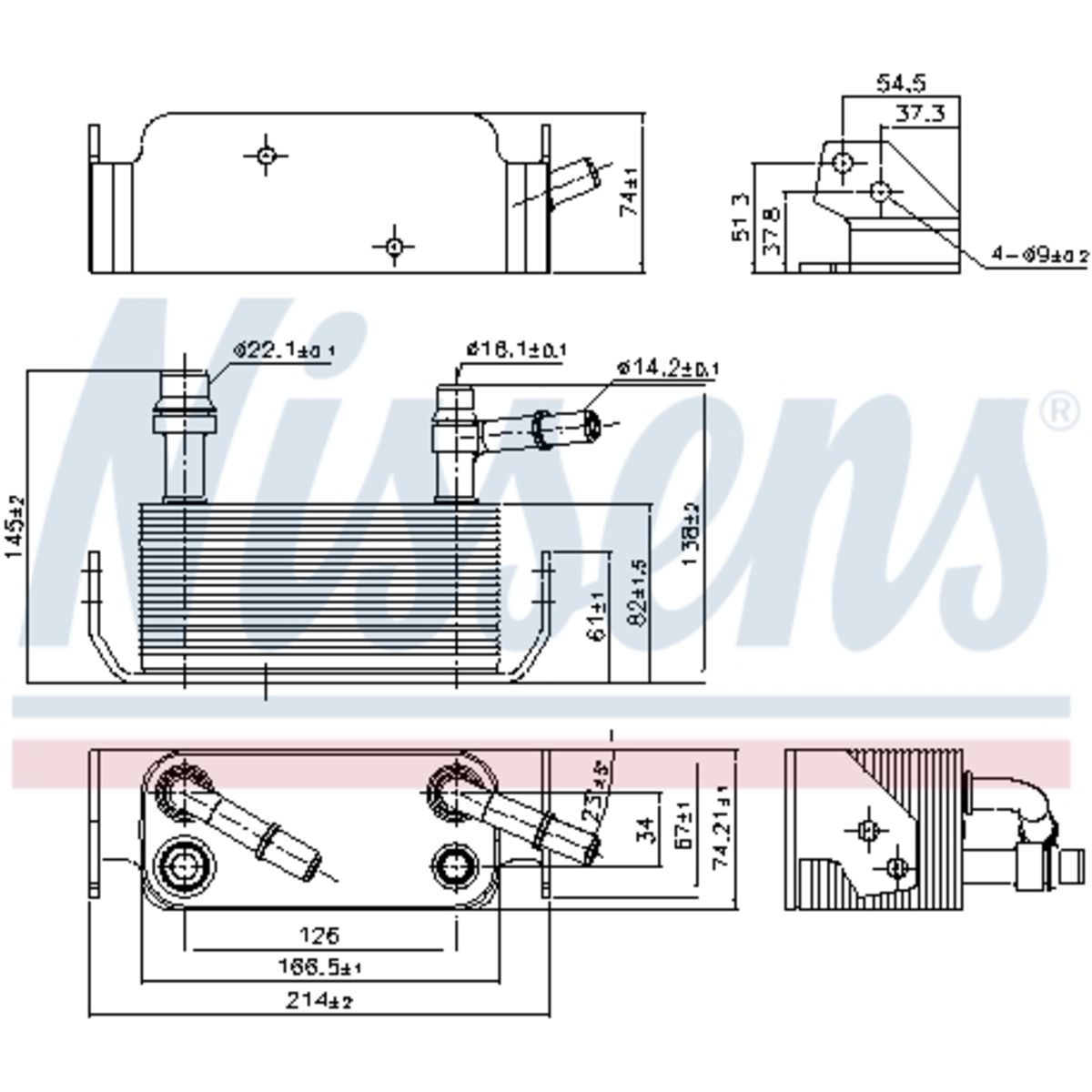 Image of Olie radiator, automatische versnellingsbak