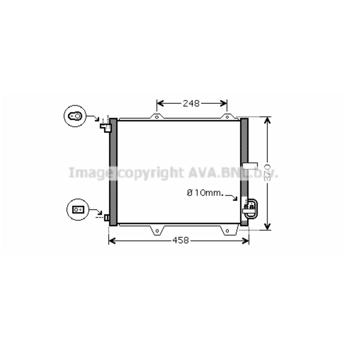 Image of Condensator, airconditioning   AVA