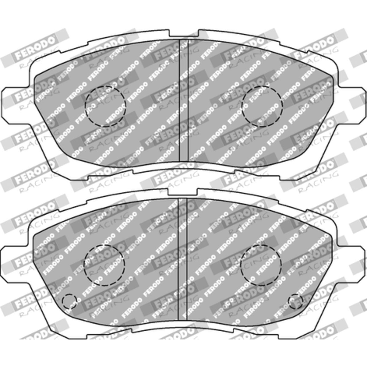Jeu de plaquettes de frein FERODO FCP4426Z