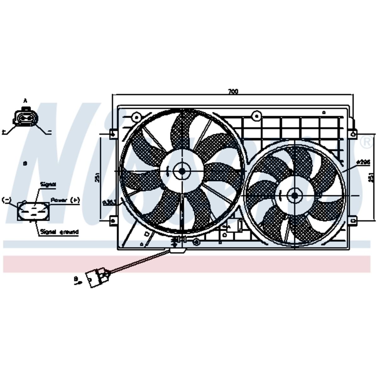 Koelventilatorwiel, motorkoeling