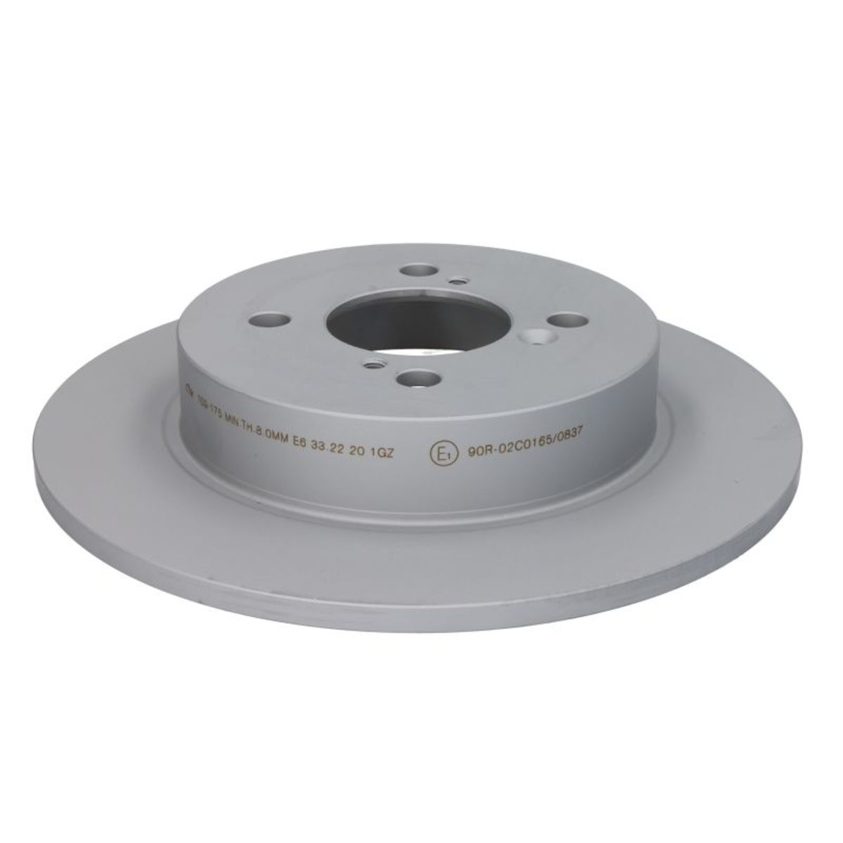 Disque de frein ATE 24.0109-0175.1 arrière, plein, 1 pièce