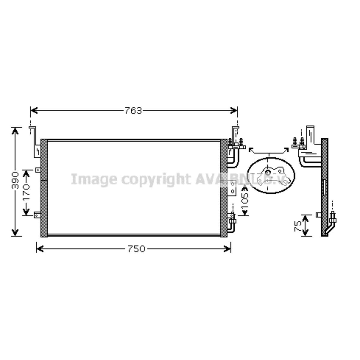 Image of Condensator, airconditioning
