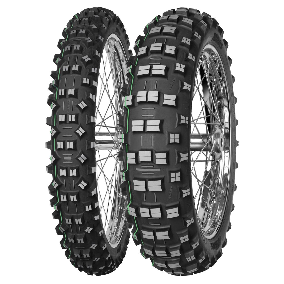 Image of TERRA FORCE-EF SUPER LIGHT GREEN 120/90-18 TT, Motorbanden achter