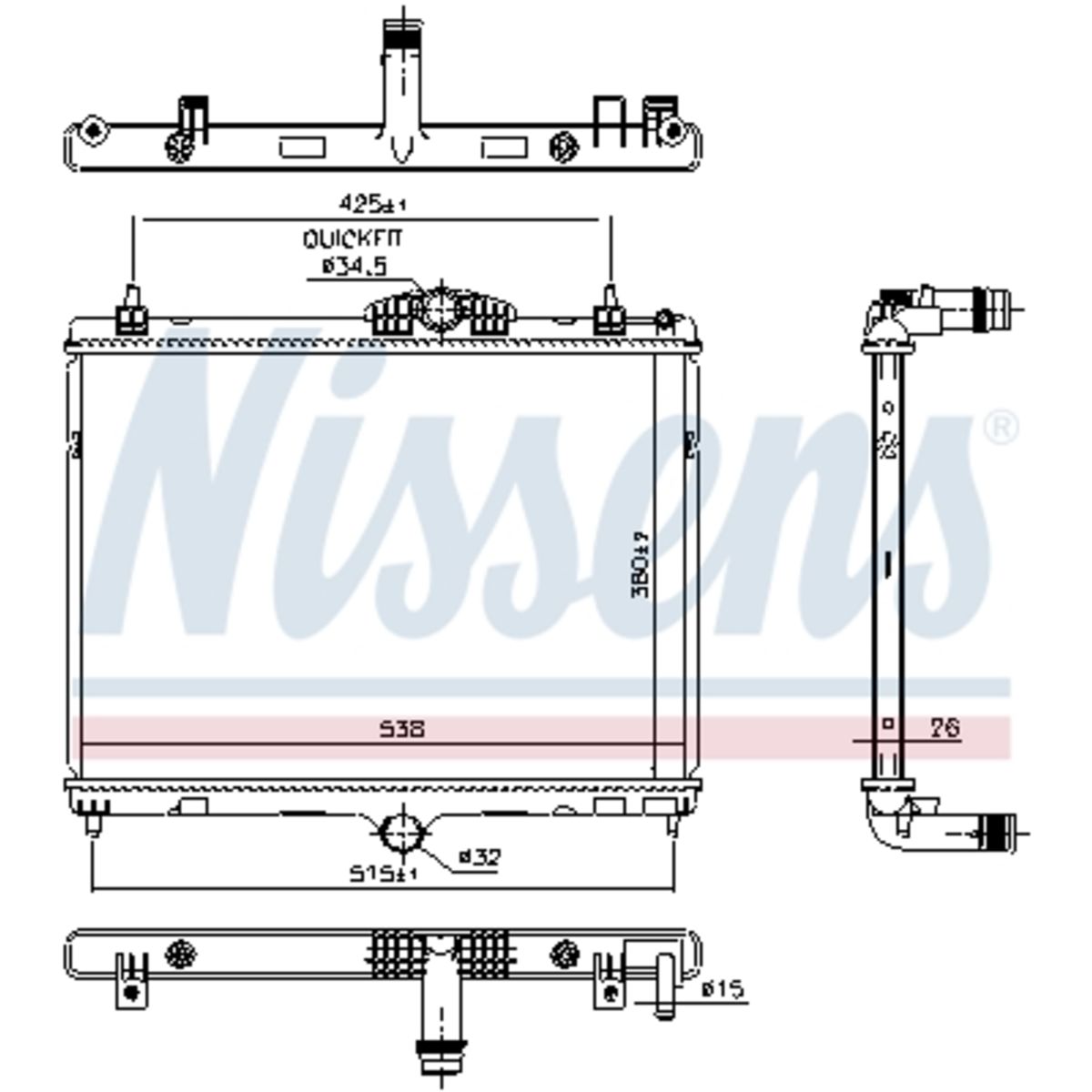 Image of Radiator, motorkoeling
