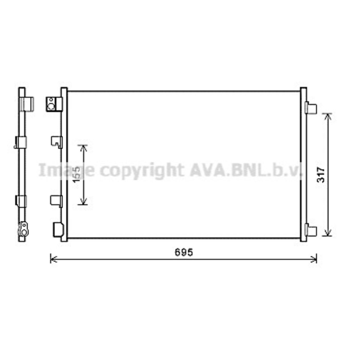 Image of Condensator, airconditioning   AVA
