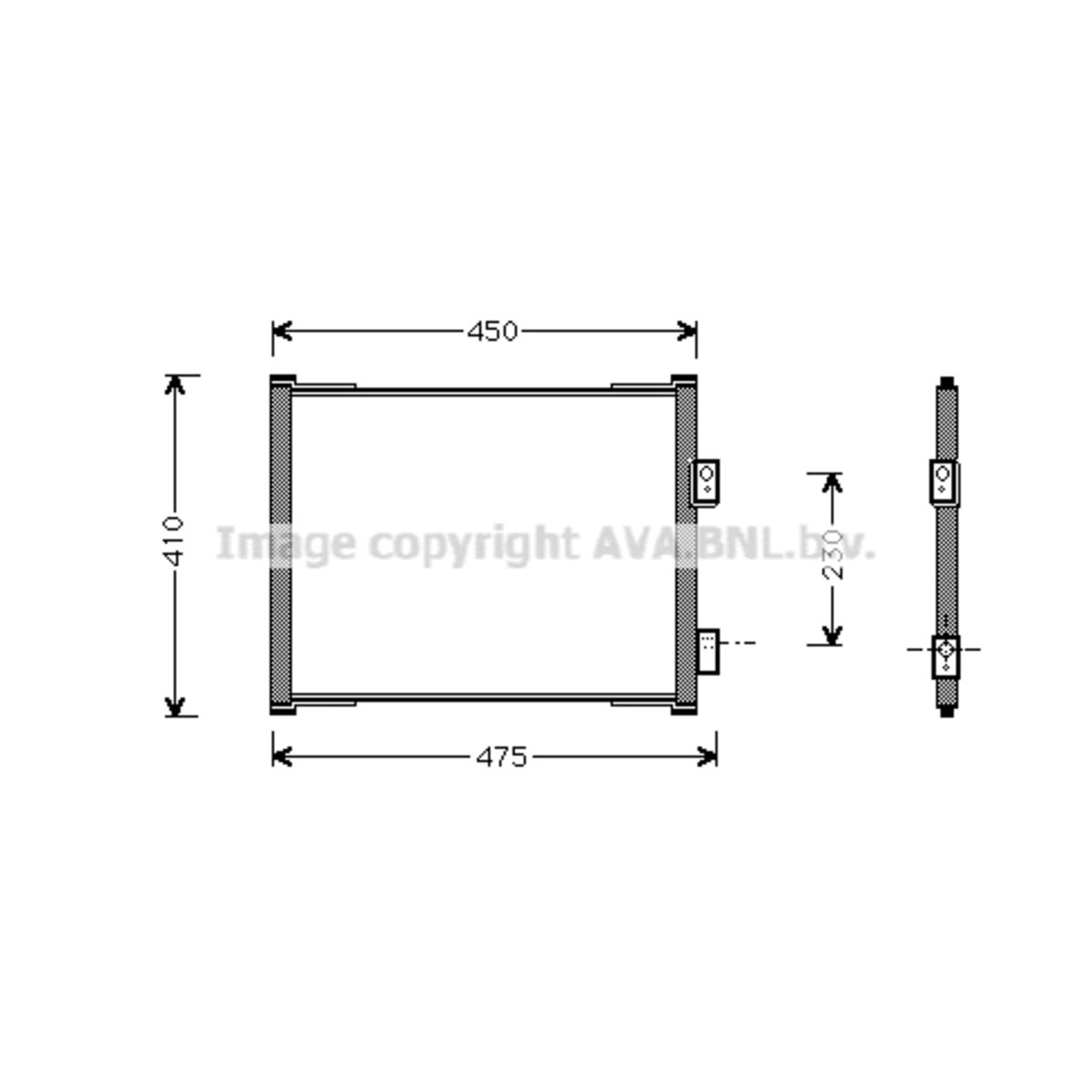 Image of Condensator, airconditioning   AVA