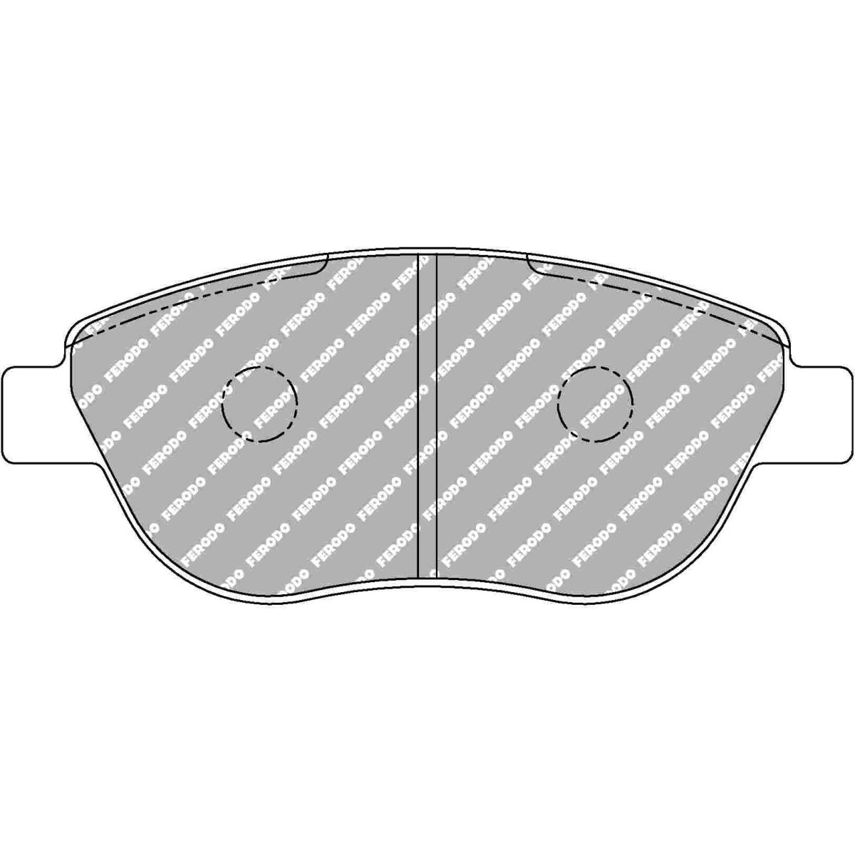 Jeu de plaquettes de frein FERODO FCP1467Z