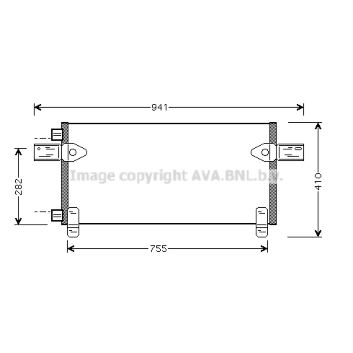 Image of Condensator, airconditioning   AVA