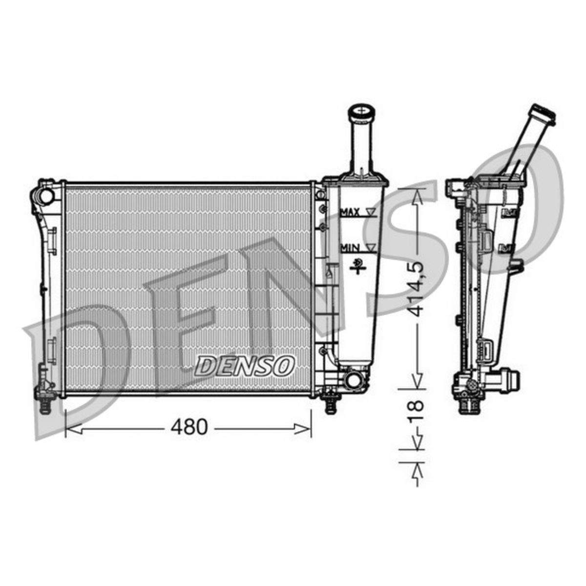 Image of Radiator, motorkoeling