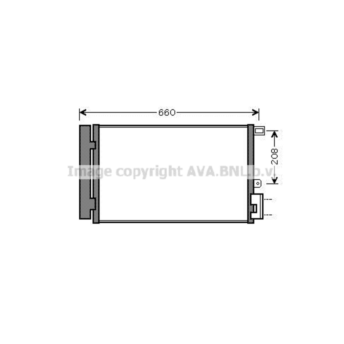 Image of Condensator, airconditioning   AVA