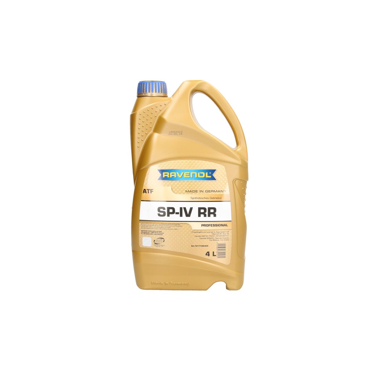 Huile de transmission RAVENOL 1211138 ATF SP-IV RR 4L