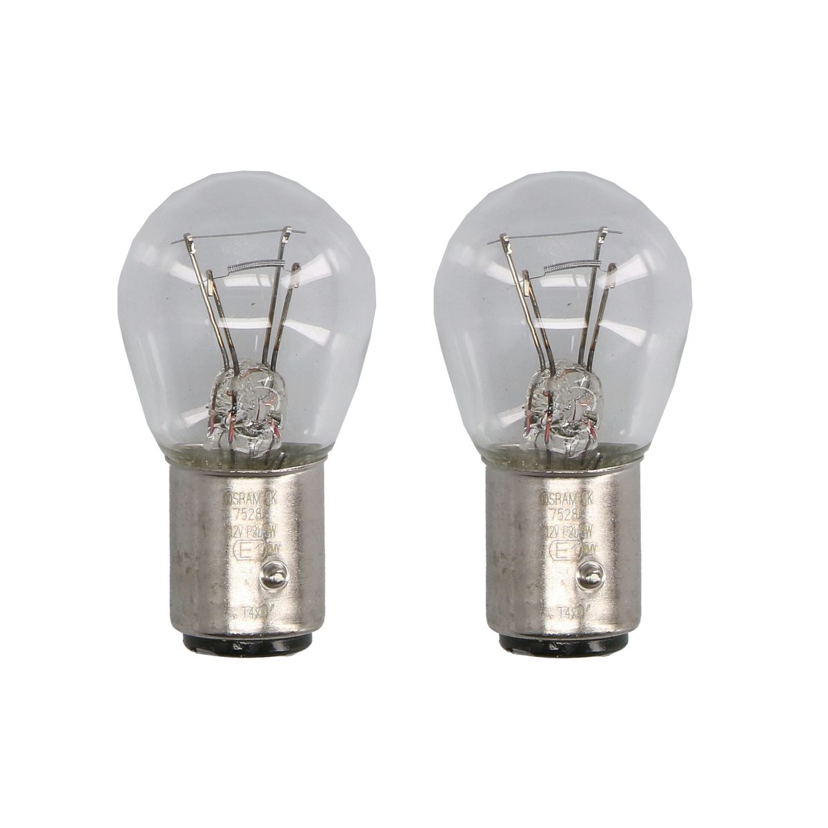 Osram Gloeilamp Standard P21/5W 12V, 5/21W, 2 Stuk