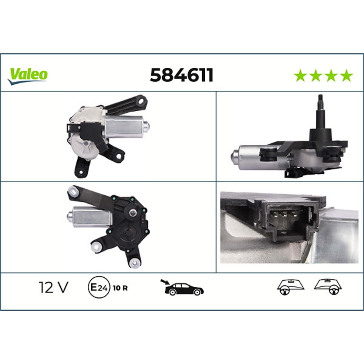 Wischermotor VALEO VAL584611