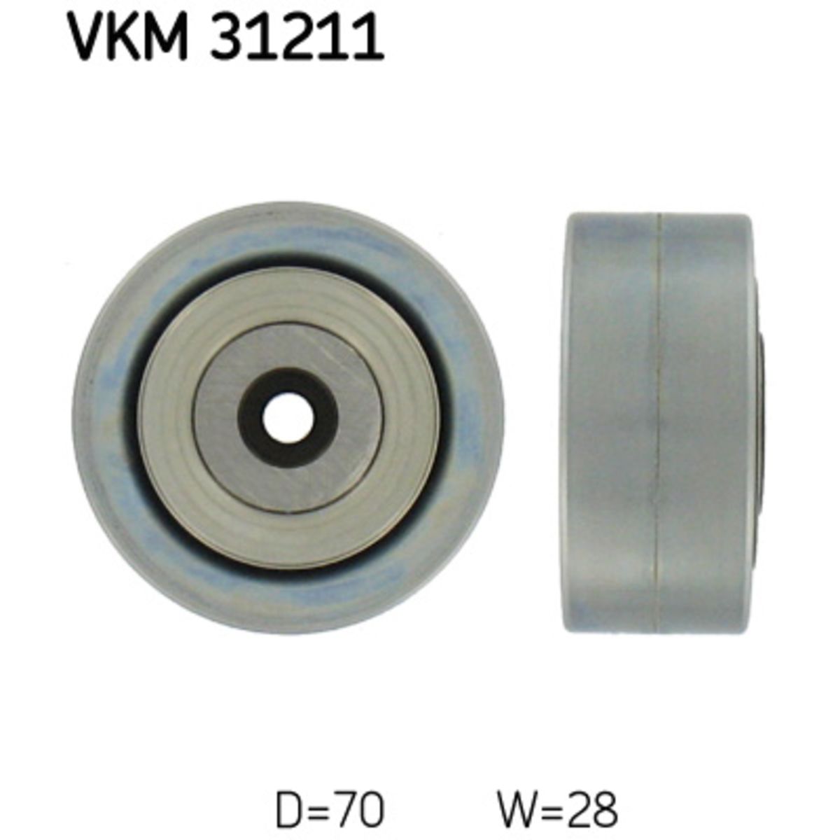 Image of Rondsel/geleiderpoelie, V-riem