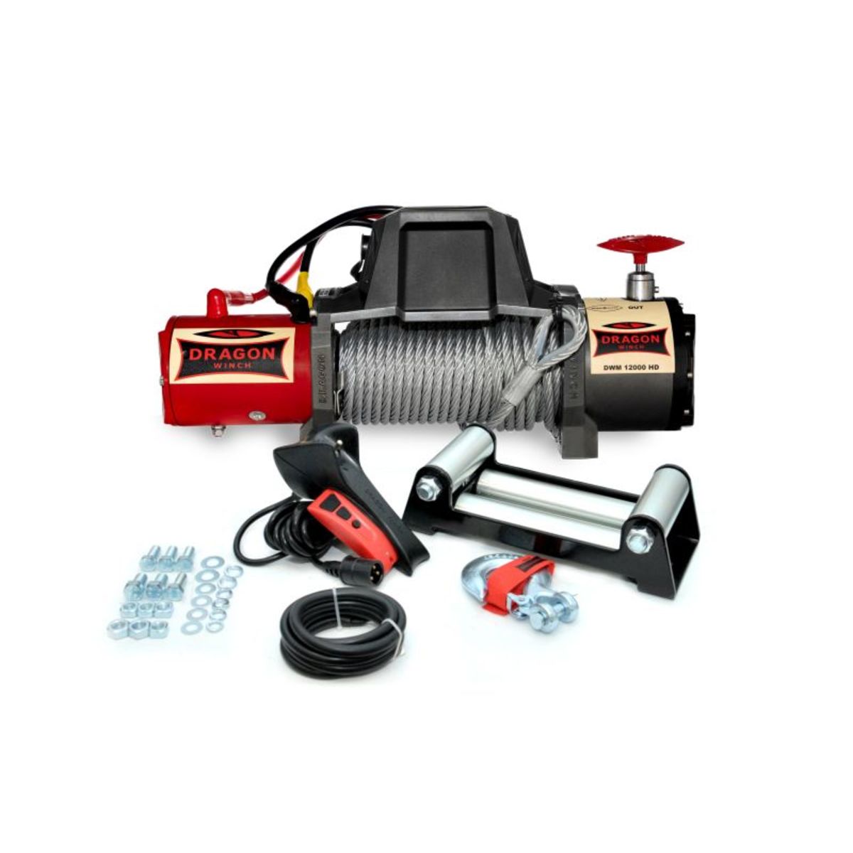 Treuil pour véhicules tout-terrain DRAGON WINCH DWM12000HD 24V