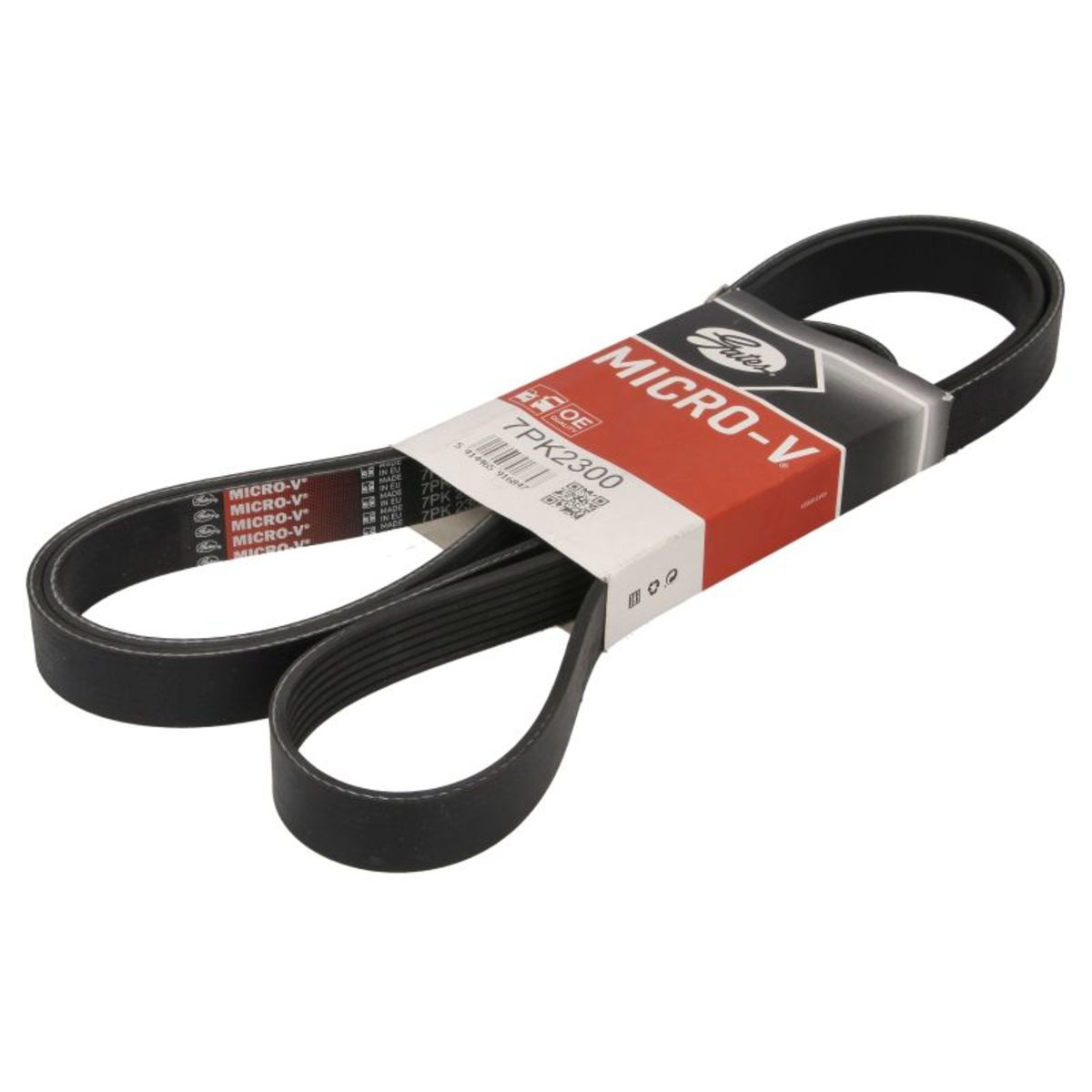 Nero Cinghia Poly-V Gates 7Pk2300