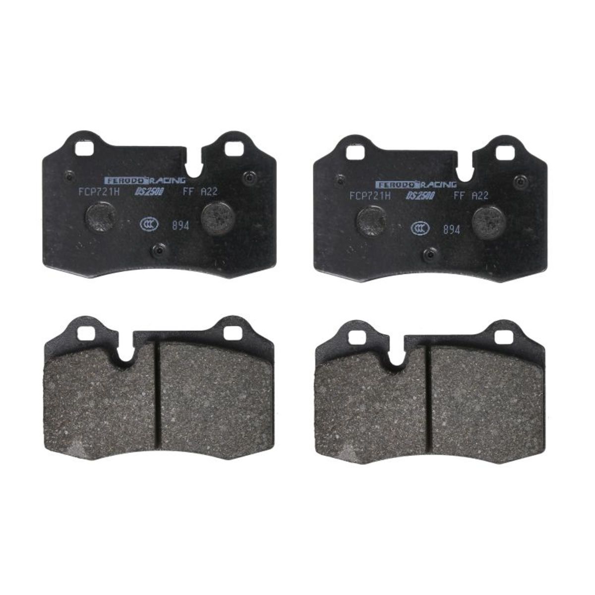 Plaquettes de frein sport non homologuées FERODO FCP721H