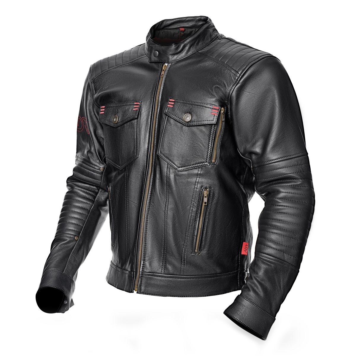 Motorrad Lederjacke ADRENALINE BOSTON PPE Größe 2XL